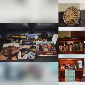 MaxSold Auction: This online auction features Mexican feather birds, Cows on Parade figurines, Disney collectibles, craft kits, sports collectibles, carnival chalk horses, Pokémon collectibles, Hummel tea set, collector plates, Elvis collectibles, steins, vinyl records, Frankoma, vintage toys, novelty teapots, sports trading cards, and more!