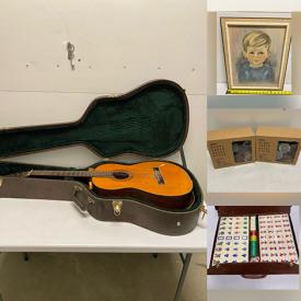 MaxSold Auction: This online auction features men’s & women’s clothing & footwear, games, toys, snowboard boots, power & hand tools, STEM toys, craft supplies, building tools, DVDs, guitar, clay tea set, Christmas village houses, desktop computers. area rug, and more!