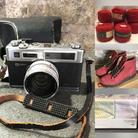 MaxSold Auction: This online auction features watches, costume jewelry, art & craft supplies, women’s & men’s clothing & footwear, office supplies, games, kids’ shoes & mittens, toys, pet products, outerwear, new slippers, children’s books, parfum, area rug, new beauty products, baby clothing & supplies, girls’ clothing, yarn, DVDs, non-sports trading cards, winter gloves, new beauty products, small kitchen appliances, camera, and more!