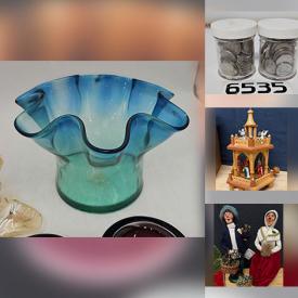 MaxSold Auction: This online auction features artwork, jewelry, books, maps, holiday decor, china, records, figurines, cameras, vases, crystal, dolls, small appliances, pottery, and much, much, more!!!