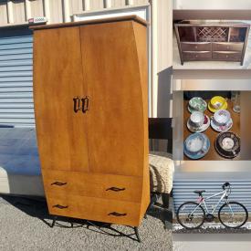 MaxSold Auction: This online auction features futon, chest freezer, BBQ grill, vintage floor tube radio, sleigh bed, porcelain flowers, child’s tea set, art glass, skis, small kitchen appliances, teacup/saucer sets, Royal Doulton figurine, stereo components, bike, and more!