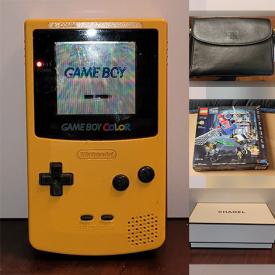 MaxSold Auction: This online auction features new beauty products, NIB women’s footwear, new craft kits, new HiddenGems candles, small kitchen appliances, Star Trek collectibles, Lego kits, Pokémon collectibles, video game console & games, silver jewelry, and more!