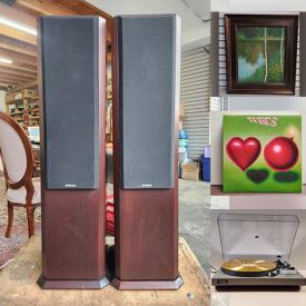 MaxSold Auction: This online auction features vintage cameras & accessories, vintage bottles, antique toys, antique cloisonne, antique ink wells, DVDs, decanters, stone eggs, decorative plates, binoculars, art books, planters, stereo components, collectible teapots, vinyl records, speakers, antique books, Marc Jordan paintings, sewing machine, and more!n