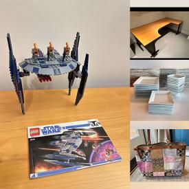 MaxSold Auction: This online auction features camera & accessories, Swarovski figurine, printer, Lego sets, Star Wars collectibles, printer, hand mower, ski boots, tires, rain barrels,  designer handbags, skates, and more!