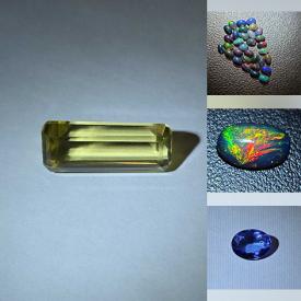 MaxSold Auction: This auction features Loose Gems including Rubelite, Tanzanite, Opal, Aquamarine, Peridot, Sapphire , Amethyst, Tourmaline, Sphene, Ametrine, Citrine and much much more!