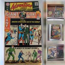 MaxSold Auction: This MaxSold online downsizing auction features a HUGE collection of comic books such as superman, robocop, marvel comics and much more!