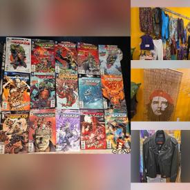 MaxSold Auction: This online auction features room dividers, women’s clothing, silver & costume jewellery, floor lamp, ebike, sewing machines, shoes, hammocks, beaded doors, outerwear, art glass, comics, crafting supplies, and more!