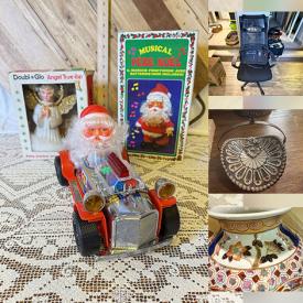 MaxSold Auction: This online auction features Georges G prints, decorative plates, wood carvings, vintage Mexican pottery, terracotta warriors, art pottery, metal wall art, small kitchen appliances, and more!