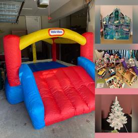 MaxSold Auction: This online auction features art glass, Legos, video game console & games, air purifiers, ceramic Christmas tree, stereo components, speakers, Christmas village buildings, DVDs, games, children’s books, Royal Doulton figurines, computer desk, pet products, action figures, toys, dollhouses, armless dining chairs, bike, inflatable bouncer, granite dining table, hand puppets, corn husk figurines, Frozen play castle, playsets, monitor, and more!