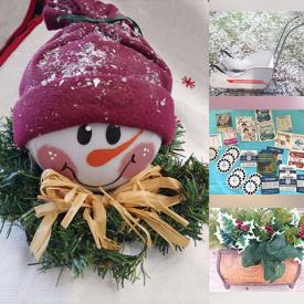 MaxSold Auction: This online auction features figurines, antique holiday decor, china, games, collectibles, mugs, books, craft kits, faux flowers, and much, much, more!!!