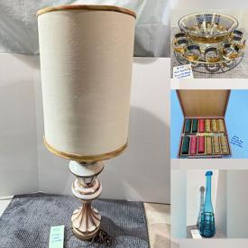 MaxSold Auction: This online auction features art glass, vintage magazines, vintage road maps, portable & window AC units, children’s books, small kitchen appliances, vintage barware, Goofus glass, marbles, Viewmaster reels, insulators,  and more!