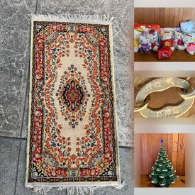 MaxSold Auction: This online auction features jewelry, artwork, glassware, figurines, pottery, china, holiday decor, furniture, collectibles, vintage dolls, rugs, small appliances, stoneware, and much, much, more!!!