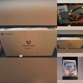 MaxSold Auction: This auction features Air Fryer, Speakers, Sous Vide Cooker, Waffle Maker, iPod, Headphones, Action Figures, Video Games, Smartwatches, Halloween Inflatables, Chromebook, Hair Care Tools, Alarm Clock, Game Controllers, Sofa, Dining Table and much much more!