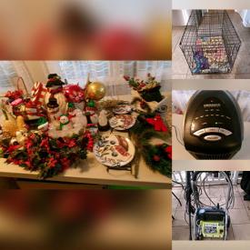 MaxSold Auction: This online auction features speakers, power washer, collector plates, ginger jar, pet products, cookie jar, drawer pulls, and more!