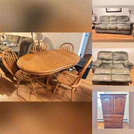 MaxSold Auction: This online auction features chest freezer, TVs, living room & bedroom furniture, humidifiers, small kitchen appliances, stackable chairs, men’s footwear, home health aids, power tools, and more!
