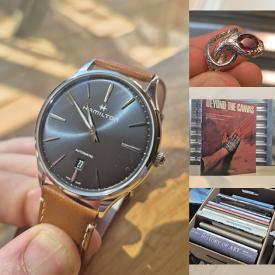 MaxSold Auction: This online auction features art books, photography books, hardcover books, antique books, DVDs, CDs, children’s books, watches, silver jewelry, and more!