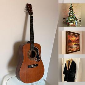 MaxSold Auction: This online auction features art glass, watches, gold, silver & costume jewelry, guitar, outerwear, quilt, yarn, vintage Cottageware, vintage Pyrex, transferware, Le Creuset, wood carving, vintage trainset, perfume bottles, and more!