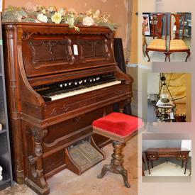 MaxSold Auction: This online auction features artwork, piano, furniture, kitchenware, decor, cutlery and much more!