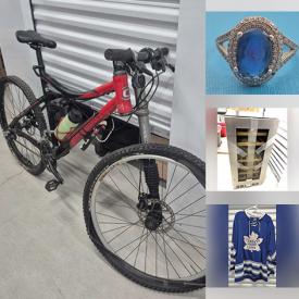 MaxSold Auction: This online auction features silver jewelry, Swarovski jewelry, watches, art glass, fitness gear, closet organizer, area rug, patio furniture, lift top table, games, winter tires, garden tools, bike, NIB patio heater, power & hand tools, air compressor, snowboard, mosquito magnet trap, wine cooler, inversion table, pet products, fishing gear, men’s clothing, jersey outerwear, video game console, air purifier, fire pit, and more!