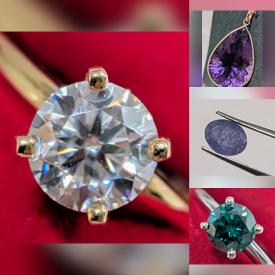 MaxSold Auction: This online auction features gemstone jewelry, gold jewelry, silver jewelry, loose gemstones, coins, and more!