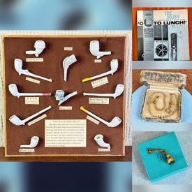 MaxSold Auction: This online auction features Royal Doulton figurine, coins, silver & costume jewelry, Folio Society books, hand tools, comics, clay pipe collection, vintage bottles & tins, watches, vinyl records, vintage tools, toys, stereo components, art glass, and more!