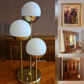 MaxSold Auction: This online auction features area rugs, air purifier, glass/metal tables, 3D artwork, G. Armani figurines, dining table & chairs, marble top chest, Royal Doulton figurines, power & hand tools, garden tools, sewing machine, art glass, floor vase, modern display cabinet, Art Deco furniture, desk, patio furniture, teak furniture, and more!