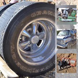 MaxSold Auction: This online auction features tools, automotive parts, construction material and used vehicle such as Chevy Van, Tires, automotive transmission, truck bed trailer and much more!
