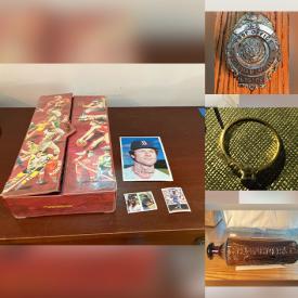 MaxSold Auction: This online auction features toys, area rugs, hand tools, brass collectibles, small kitchen appliances, watches, gold & costume jewelry, sports trading cards, DVDs, CDs, sewing notions, men’s & women’s clothing & footwear, vintage bottles, non-sports trading cards, minerals & fossils, Christmas village, home electronics, office supplies, cameras & lenses, smoking pipes, outerwear, TV, insulators, vintage books, craft supplies, storage totes, saxophone, wheelchair, garden tools, wicker baskets, pet products, garden art, lawnmower, jogging stroller, and more!