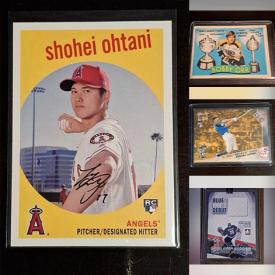 MaxSold Auction: This online auction features sports trading cards, including rookie, signed, jersey, leaders, and Garbage Pail Kids cards, and more!