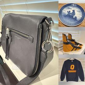 MaxSold Auction: This online auction features Royal Doulton figurines, milk glass, Royal Copenhagen collector wall plates, Lladro figurine, stone carvings, men’s & women’s clothing & footwear, graphic t-shirts, metal wall art, outerwear, art glass, art pottery, costume jewelry, wood carvings, vintage books, and more!