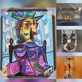 MaxSold Auction: This online auction features vintage Korean cabinet, decorative boxes, carved jade pendants, guitar, novelty teapot, Indigenous artwork, designer handbags, costume jewelry, Pokémon cards, new LED items, comic, art glass, Magic: The Gathering, vintage tools, jewelry-making tools, metal detector, small kitchen appliances, vintage books, and more!