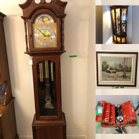 MaxSold Auction: This online auction features grandfather clock, Sadler teapot, china cabinet, Royal Doulton figurines, small kitchen appliances, Toby Jugs, display cabinet, office supplies, desk, cameras, pet products, fishing gear, mobility aids, sportsman upright safes, power & hand tools, vintage tins, garden tools, pressure washer, patio furniture, sportsman cleaning supplies, and more!