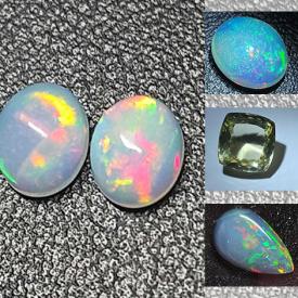 MaxSold Auction: This online auction features gemstone jewelry and loose gemstones, including opals, garnets, tanzanites, tourmalines, citrines, amethysts, rubies, sapphires, peridots, moonstones, and more!