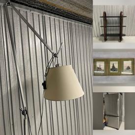 MaxSold Auction: This online auction features vinyl records, small kitchen appliances, woven mask, camping tents, office supplies, clothing, fabric, sports collectibles, floor lamp, refrigerator, oven, and more!