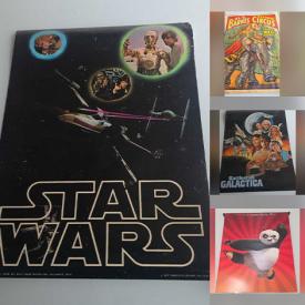 MaxSold Auction: This online auction features vintage posters, including Star Wars, circus, movie, movie theater, and more!