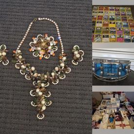 MaxSold Auction: This online auction features musical instruments, jewelry, games, small appliances, electronics, Pokemon cards, sports memorabilia, and much, much, more!!!