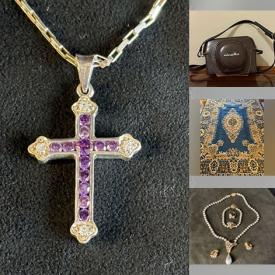 MaxSold Auction: This online auction features costume jewelry, vintage cloisonne, watches, area rugs, camera, room divider, vintage woven wallhangings, stereo components, vintage floral art, toys, vintage stained glass mirrors, nutcracker, toys, Lladro bells, antique wall mask, vintage Tonala Mexican folk art, power tool, vintage village houses, leather couch, vintage art posters, women’s footwear, exercise equipment, cameras, printer, and more!