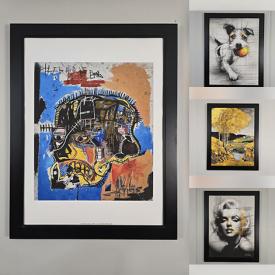 MaxSold Auction: This online auction features Elana Vaisman paintings, Jean-Michel Basquiat prints, TedyZet artwork, and more!