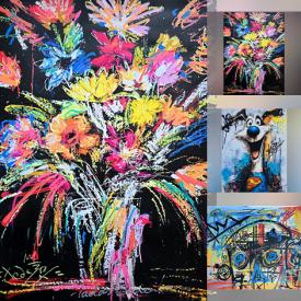 MaxSold Auction: This online auction features TedyZet artwork.