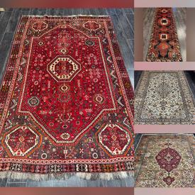 MaxSold Auction: This online auction features Persian rugs & runners, including Kashkan, Hamadan, Baluchi, Kashan, Tabriz, Mashhad, Isfahan, Zanjan, Shiraz, and more!
