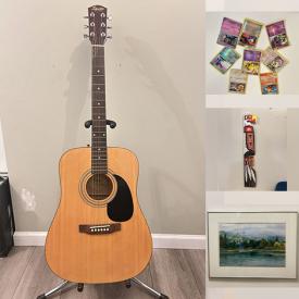 MaxSold Auction: This online auction features Lauren Harris print, Pokémon cards, April White prints, guitars, amp, die cast vehicles, insulators, coins, Indigenous artwork, watches, oil lamps, Magic cards, decanters, cranberry glass, art glass, and more!