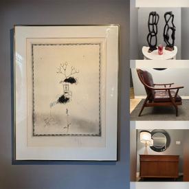 MaxSold Auction: This online auction features mid-century furniture, original oil paintings, G Waldas artwork, Donald Saff print, vintage scales, MCM sculpture, and more!