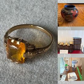 MaxSold Auction: This online auction features antique Majolica Wedgwood, art glass, Royal Copenhagen figurines & dishes, Lily lamp, area rug, vintage postcards, art pottery, tile art, vintage crock, Royal Doulton figurine, Wade figurines, CDs, novelty teapot, small kitchen appliances, teacup/saucer sets, dining table & chairs, Toby jug, Moorcroft vase, garden tools, snow thrower, collector plates, roll-top desk, office supplies, craft supplies, women’s clothing & footwear, telescope, vinyl records, stereo components, steins, art books, dehumidifier, model planes, refrigerator, cedar chest, power & hand tools, hardware, gold, silver, & costume jewelry, monitor, and more!