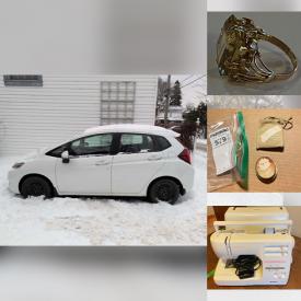 MaxSold Auction: This online auction features Honda Fit, garden tools, planters, pet products, power & hand tools, hardware, lawnmower, games, TV, vintage stereoscope, decorative plates, vintage tins, small kitchen appliances, oil lamps, mobility aids, sewing machine, office supplies, plastic shelving, upright freezer, silver, gold, & costume jewelry, and more!