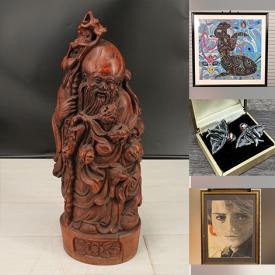 MaxSold Auction: This online auction features Georg Jensen ewer, Georges Goursat prints, wooden trick boxes, vintage books & magazines, rocks & gemstones, collector plates, fire safe, silver & costume jewelry, watches, perfume bottles, designer pottery, W Russell Flint lithographs, antique porcelain doll, comics, garden art, vintage bottles, pendant glass lights, Swarovski jewelry, stoneware crocks, Hummels, cameras, coins, and more!