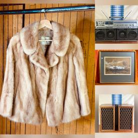 MaxSold Auction: This auction features Original Paintings, Vases, Marbles, Shoe Horn Collection, Milk Glass, Comics, Berlin Wall Fragments, Paperweights, LPs, Tea Cups, Jewelry, Watches, Stereo Equipment, Books, Swarovski Figurines, Jackets, Figurines,  VW Volkswagen Toys, MCM Dresser, Coins and much much more!