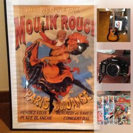 MaxSold Auction: This online auction features artwork, collectibles, musical instrument, electronics, glassware, decor, fishing gears, tools, jewelry and much more!