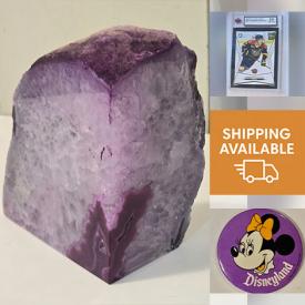 MaxSold Auction: This online auction features vintage magazines, Disney collectibles, geodes, lighter collection, coins, teacup/saucer sets, Jasperware, sports collectibles, sports trading cards, art glass, costume jewelry, Breyer figurines, Pokémon cards, comics, collector plates, new beauty products, John Nelson prints, and more!