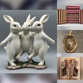 MaxSold Auction: This online auction features planter, outerwear, art pottery, art glass, children’s books, Star Wars books, collectible plates, Mexican woven belts, watches, leather wall face, Manga magazines, comics, women’s footwear, puzzles, novelty teapot, storage tubs, costume jewelry, teacup/saucer sets, computer desk, audio books, vinyl records, CDs, and more!\n