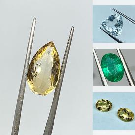 MaxSold Auction: This online auction features coins and loose gemstones, including emeralds, topaz, peridot, citrine, rubies, sapphires, and more!